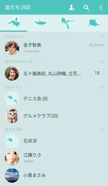 [LINE着せ替え] dolphinの画像2