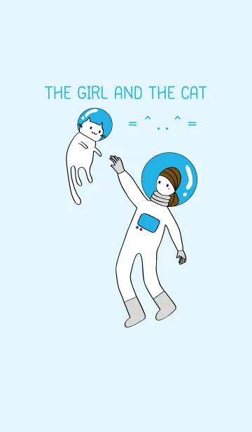 [LINE着せ替え] the girl and the catの画像1