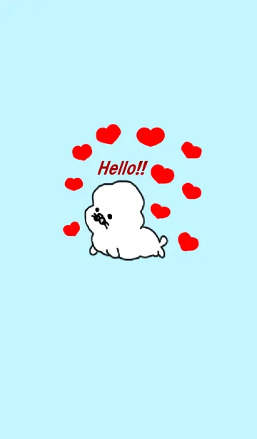 [LINE着せ替え] ふわふわベビざらしの画像1