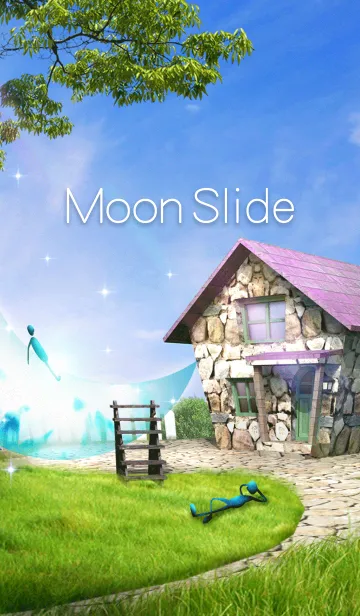 [LINE着せ替え] 月のすべり台（Moon Slide）の画像1
