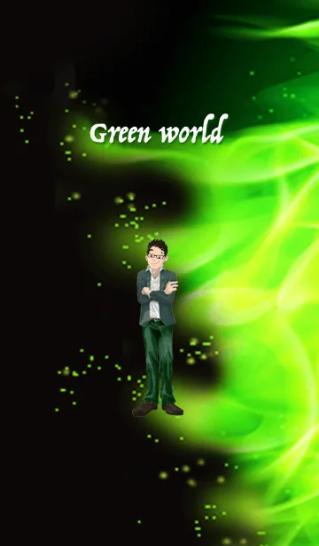 [LINE着せ替え] Green worldの画像1
