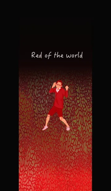[LINE着せ替え] Red of the worldの画像1