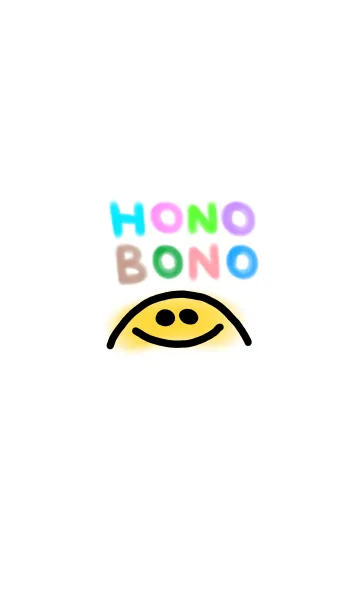 [LINE着せ替え] HONOBONOの画像1