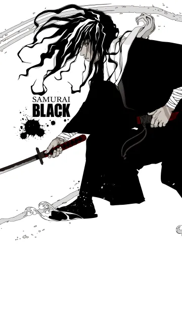 [LINE着せ替え] SAMURAI BLACKの画像1