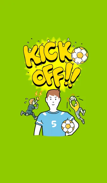 [LINE着せ替え] KICK OFF！の画像1