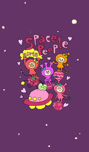 [LINE着せ替え] SpacePeopleGirlsの画像1