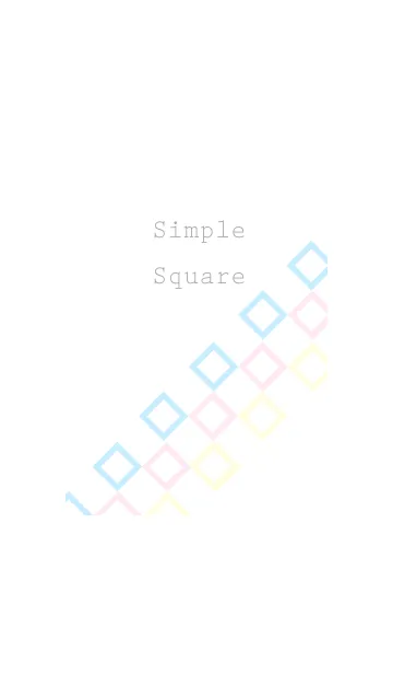 [LINE着せ替え] Simple Squareの画像1
