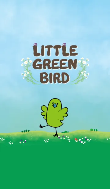 [LINE着せ替え] リトルグリーンバードの画像1