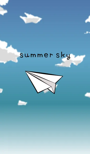 [LINE着せ替え] 夏空～summer skyの画像1