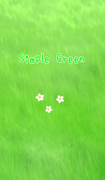 [LINE着せ替え] Simple greenの画像1