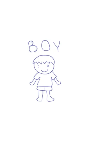 [LINE着せ替え] BOYの画像1