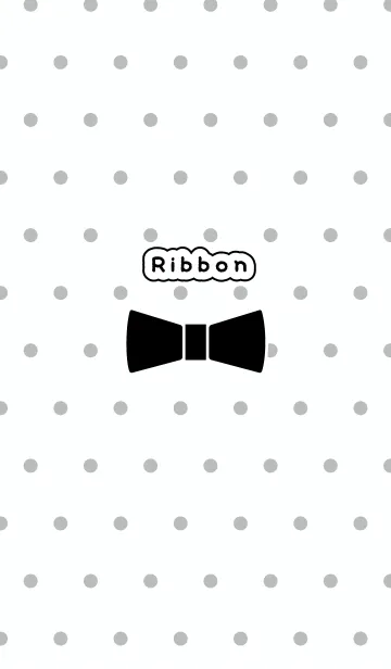 [LINE着せ替え] Dot Ribbonの画像1