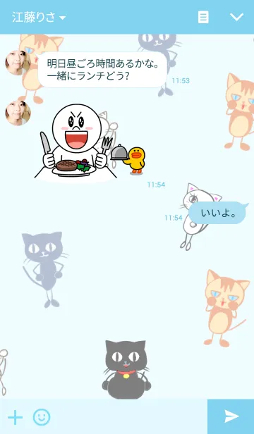 [LINE着せ替え] ヒラメさんの画像3