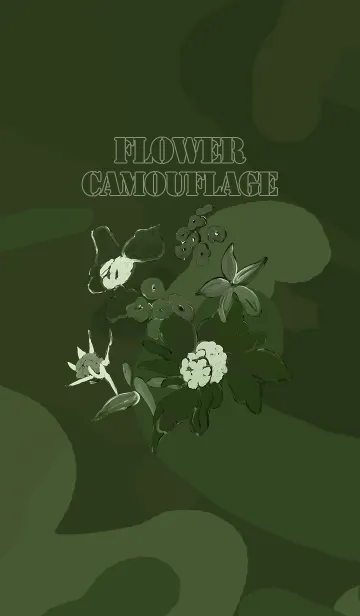 [LINE着せ替え] Flower Camouflageの画像1