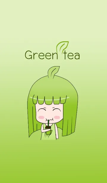 [LINE着せ替え] Green Tea.の画像1