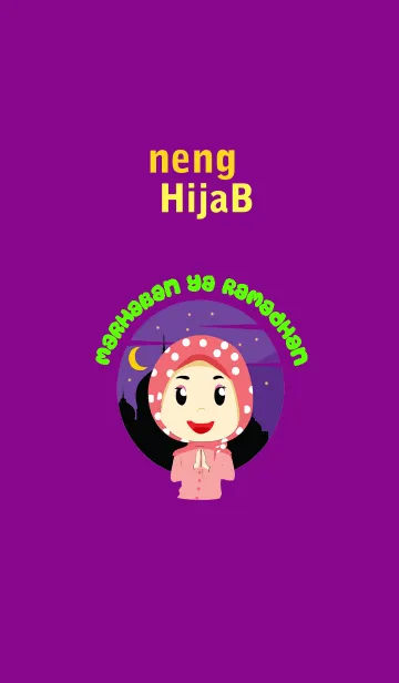[LINE着せ替え] Neng Hijabの画像1