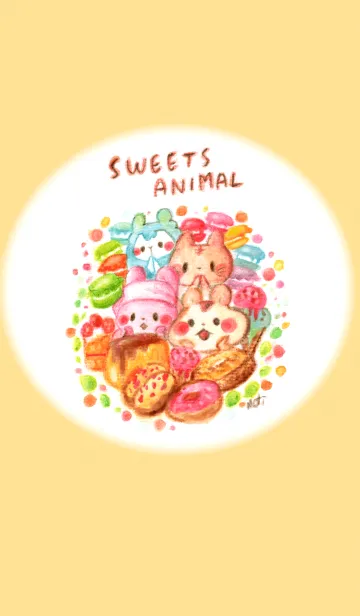 スイーツアニマルのLINE着せ替え