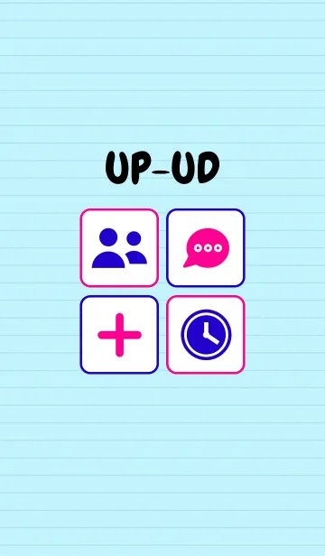 [LINE着せ替え] UP-UDの画像1