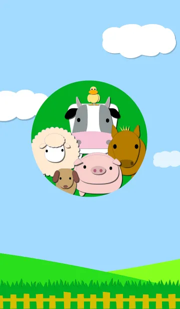 [LINE着せ替え] 牧場の仲間たちの画像1