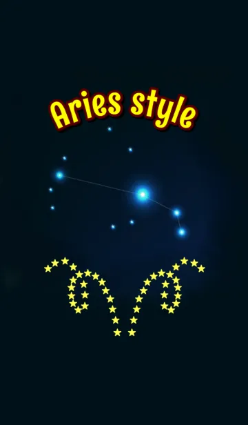 [LINE着せ替え] Aries style ( おひつじ座 )の画像1