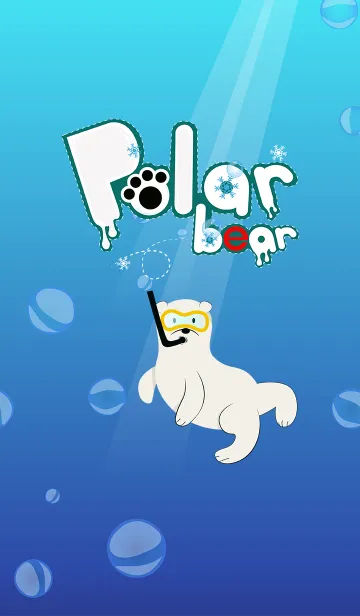[LINE着せ替え] Polar bear cuteの画像1