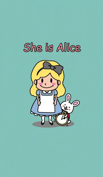 [LINE着せ替え] She is Aliceの画像1