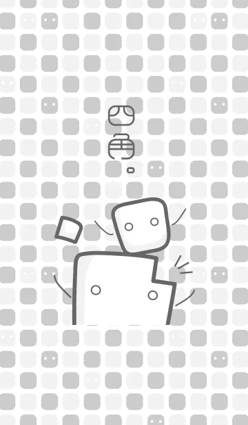 [LINE着せ替え] ［四角。］の画像1