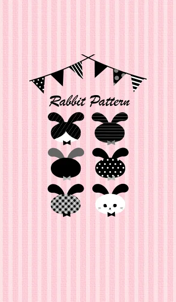 [LINE着せ替え] Rabbit Patternの画像1