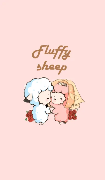 [LINE着せ替え] Fluffy Sheepの画像1