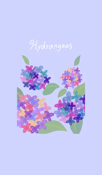 [LINE着せ替え] 紫陽花の画像1