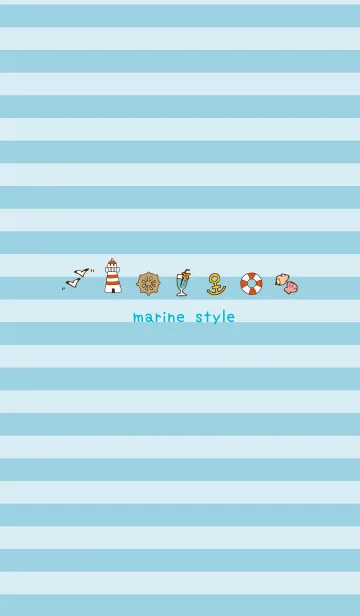 ＊marine style＊のLINE着せ替え