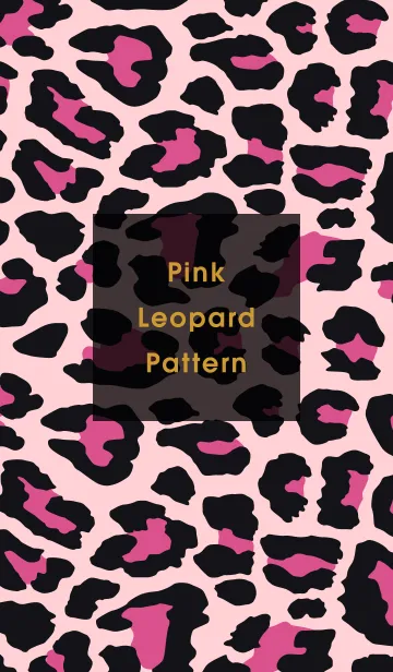 [LINE着せ替え] Pink Leopard Patternの画像1