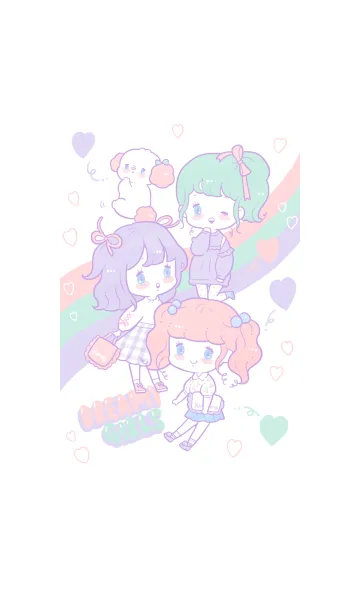 DREAMY GIRLSのLINE着せ替え
