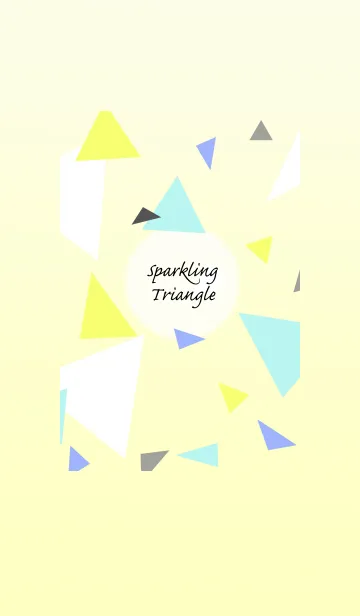 [LINE着せ替え] Sparkling Triangleの画像1