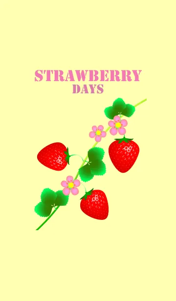 [LINE着せ替え] strawberry daysの画像1
