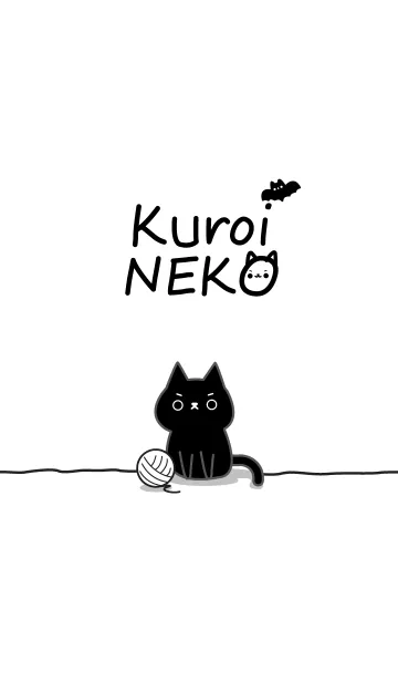 [LINE着せ替え] Kuroi NEKOの画像1