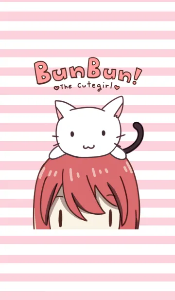 [LINE着せ替え] Bunbun the cute girlの画像1