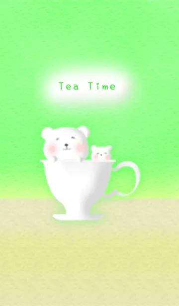 [LINE着せ替え] Tea time ハートフルな着せ替えの画像1