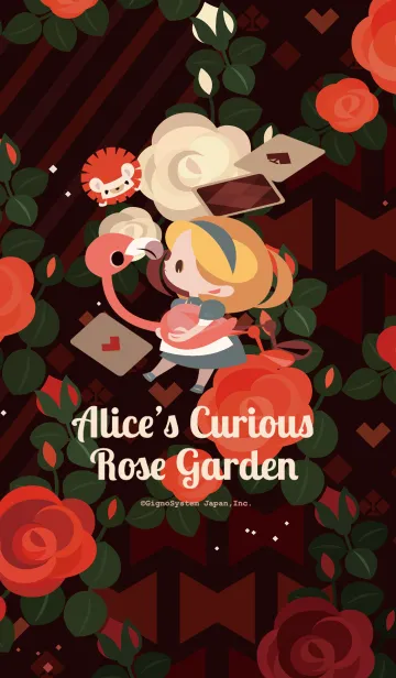 [LINE着せ替え] アリスと不思議な薔薇園の画像1