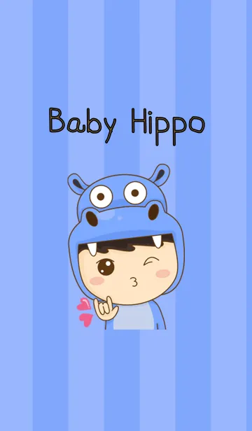 [LINE着せ替え] Baby Hippoの画像1