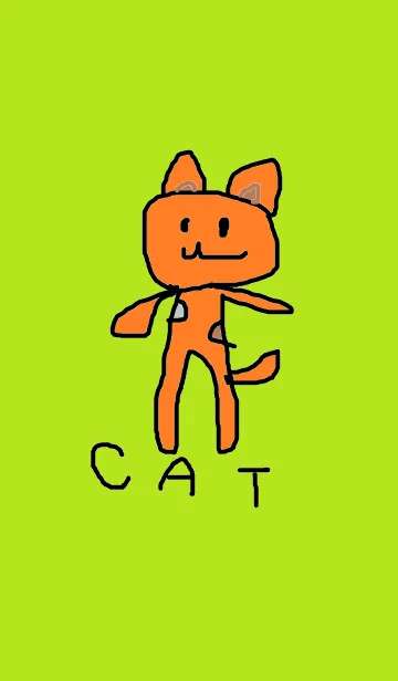 [LINE着せ替え] ジョンソンのねこさんぽの画像1