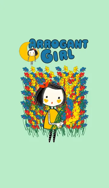 [LINE着せ替え] An Arrogant Girlの画像1