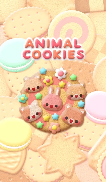 アニマル★クッキーのLINE着せ替え