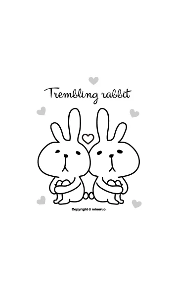 [LINE着せ替え] Trembling rabbitの画像1