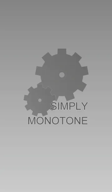 [LINE着せ替え] Simply Monotoneの画像1