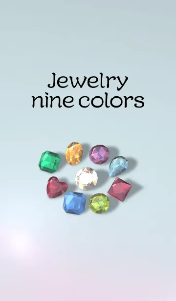 [LINE着せ替え] Jewelry nine colorsの画像1
