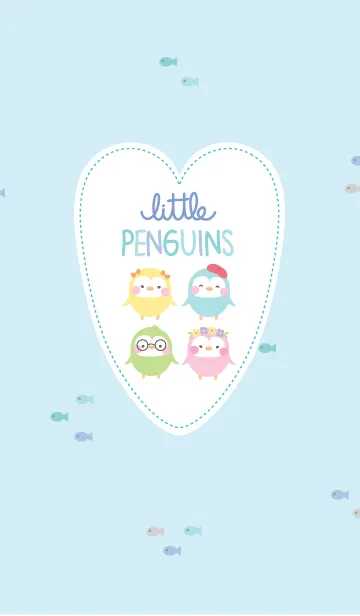 [LINE着せ替え] Little Penguinsの画像1