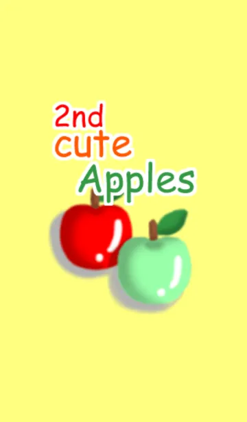 [LINE着せ替え] 第2弾！可愛いリンゴの画像1