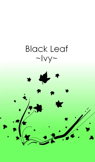 [LINE着せ替え] Black Leaf ~Ivy~の画像1