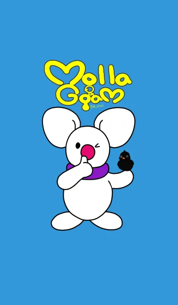 [LINE着せ替え] Molla and Ggamの画像1